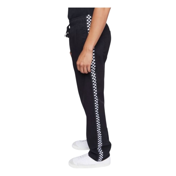 Forever 21 Men's Checkered-trim Drawstring Pants - Picture 5 of 6